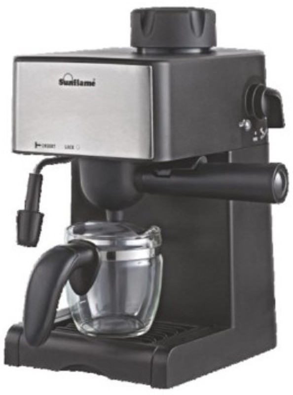 Sun Flame SF-712 4 cups Coffee Maker(Black)