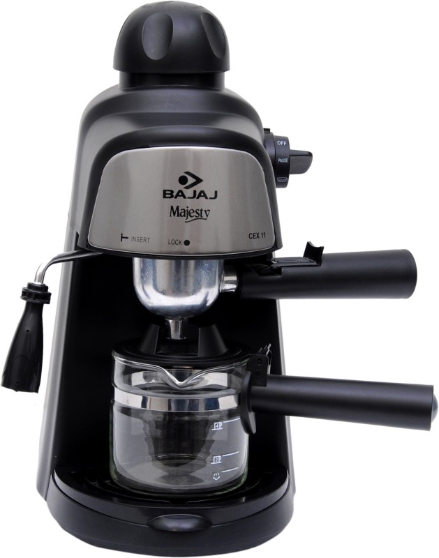 Bajaj Majesty CEX11 4 Cups Coffee Maker(Black)