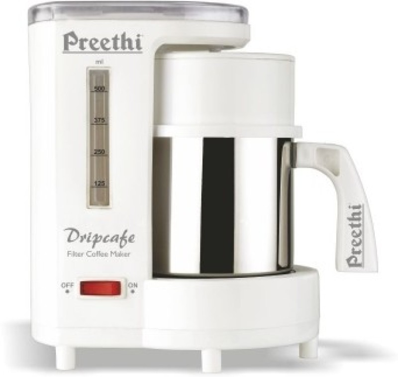 Preethi Dripcafe CM 208 6 cups Coffee Maker(White)