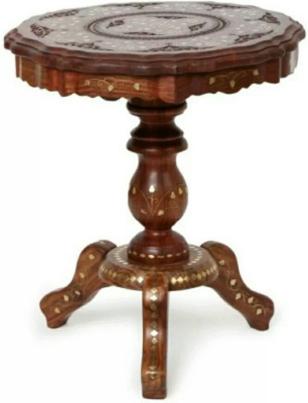 MartCrown Brass Carving Solid Wood Coffee Table(Finish Color - Brown) RS.6999 (70.00% Off) - Flipkart