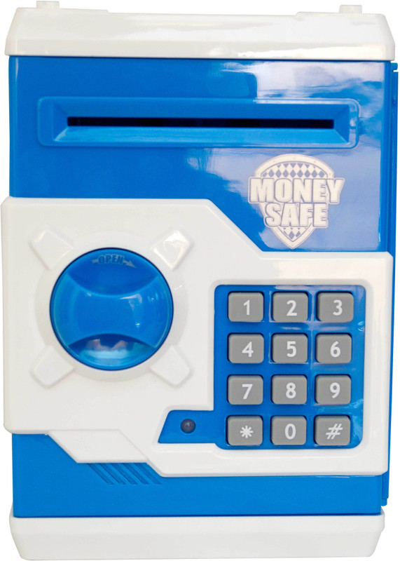 Parth Collection Money Safe Piggy Coin Bank(White, Blue) RS.729 (75.00% Off) - Flipkart