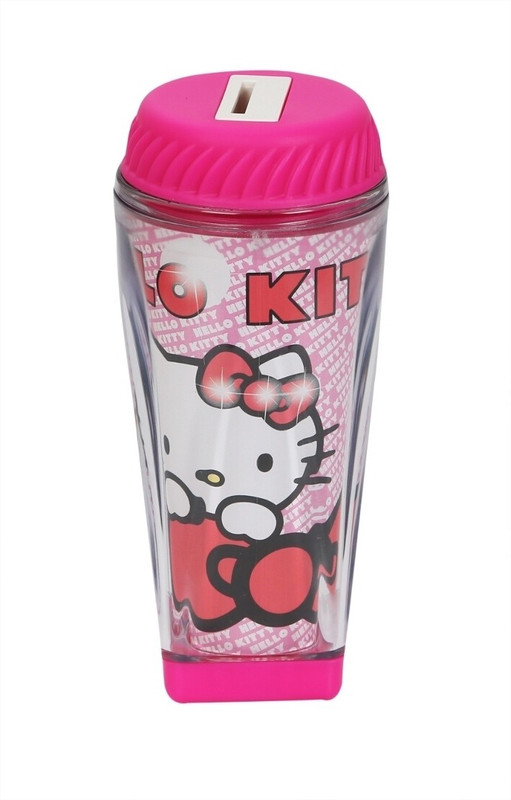Hello Kitty With Happy Birthday Music Coin Bank(Pink)