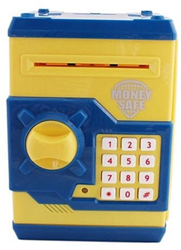 SYSVENT Money Safe Coin Bank(Blue, Yellow) RS.899 (67.00% Off) - Flipkart