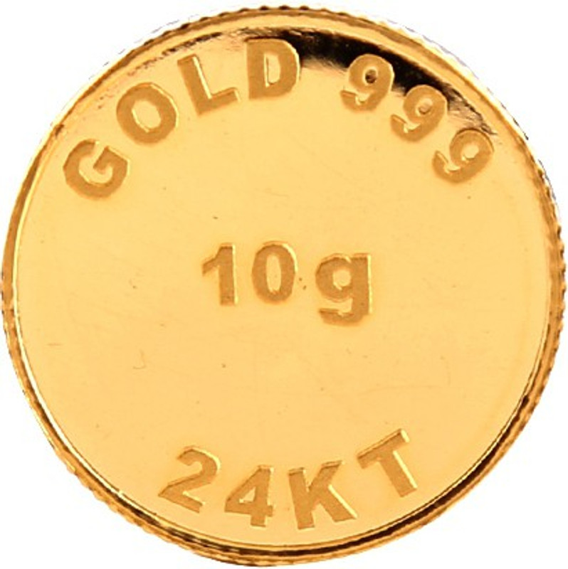 Bangalore Refinery Brpl 10 Gram 24kt Purity Coin 24 (999) K 10 g Gold Coin
