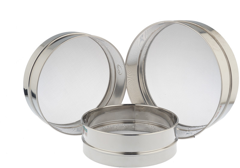 Magic's Max Jigu Set Of Different Sizes Sieve(Silver Pack of 3)