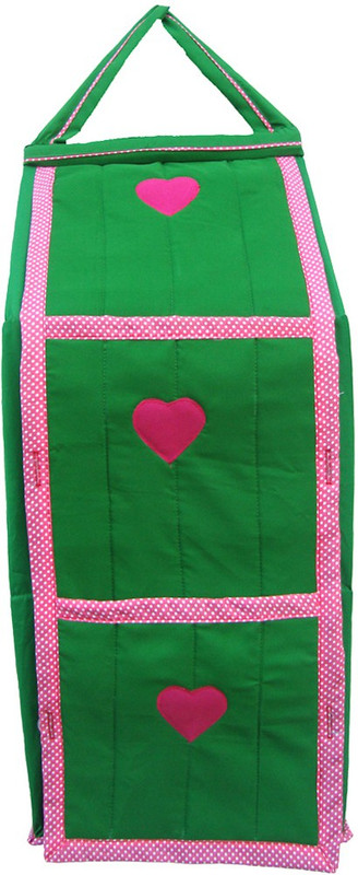 SRIM SMC0077 Polyester Collapsible Wardrobe(Finish Color - Green) RS.439 (56.00% Off) - Flipkart