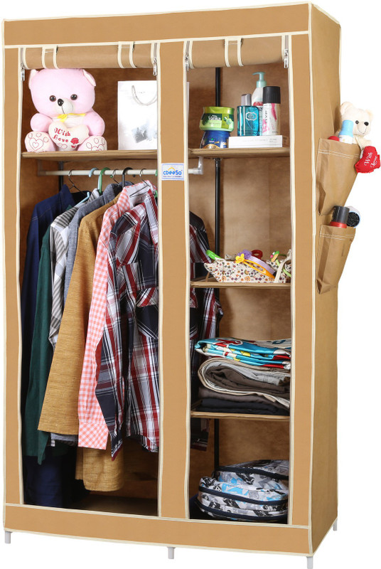 CbeeSo CB260 Stainless Steel Collapsible Wardrobe(Finish Color - Dark Beige) RS.2490 (19.00% Off) - Flipkart