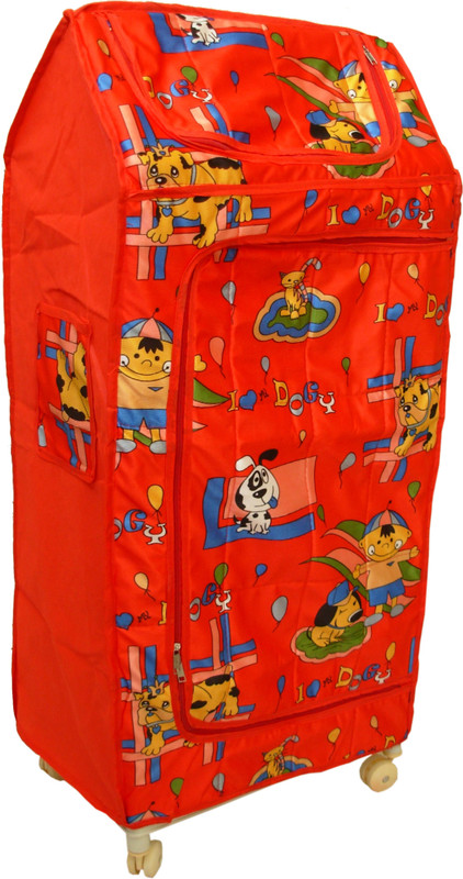 Asquare Mart PP Collapsible Wardrobe(Finish Color - Red) RS.1200 (45.00% Off) - Flipkart