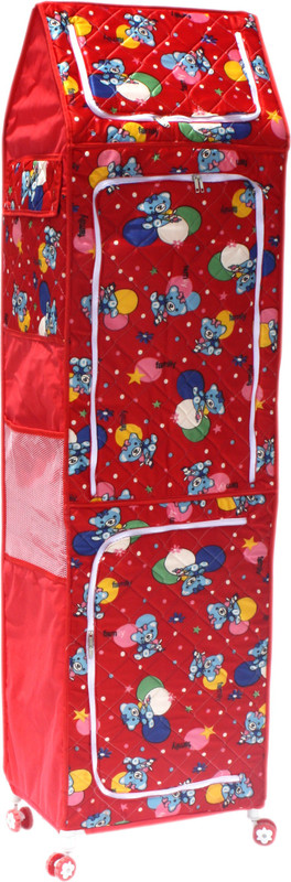 Amardeep PP Collapsible Wardrobe(Finish Color - Red) RS.1649 (70.00% Off) - Flipkart
