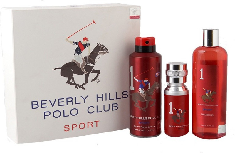 BEVERLY HILLS POLO CLUB BLACK Gift Set Combo Set(Set of 4)