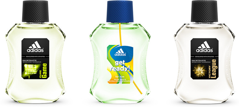 Adidas Get Ready & Pure Game & Victory League Gift Set Combo Set(Set of 3)