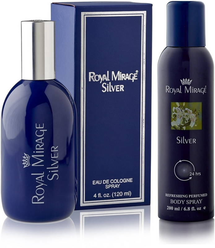 Royal mirage Classic - Silver?4 Fl Oz. Gift Set(Set of 2) Royal mirage Classic - Silver?4 Fl Oz. Gift Set(Set of 2)