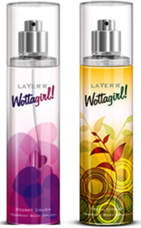LAYER'R Wottagirl - Secret Crush, Fresh Citrus Combo Set(Set of 2)