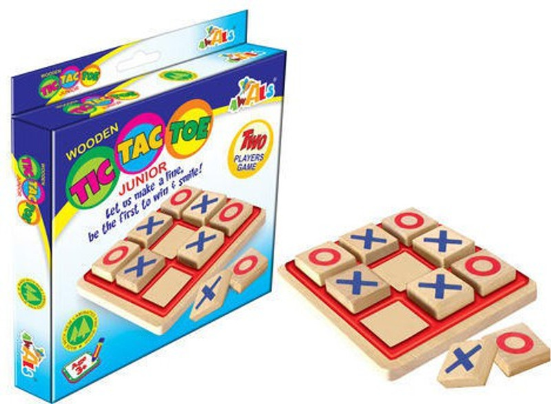 Gayatri Creations WOODEN TIC TAC TOE MINI Board Game