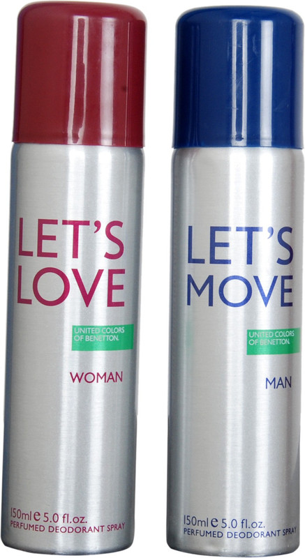 Benetton Lets Love lets moov Gift Set Combo Set(Set of 2)