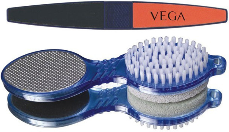 VEGA Nail Buffer Nb-01 With Pedicure Foot Scrubber Pd-02(2 Items in the set)