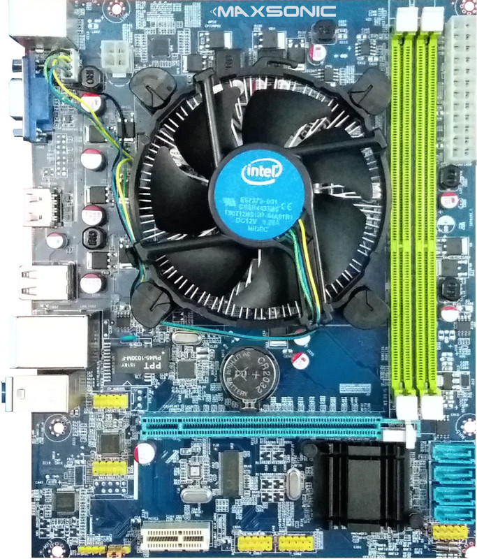 Maxsonic H55I5 Combo Motherboard(Blue)