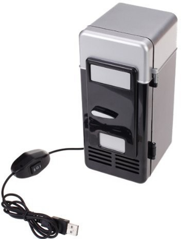Shrih SH - 0553 Mini PC USB 1 L Compact Refrigerator(Grey)