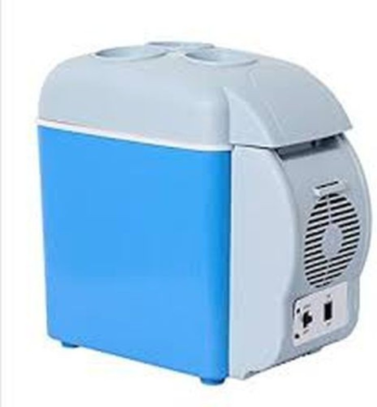 Kartsasta KS-CR7-1 7.5L Auto Car Mini Fridge Travel Refrigerator Quality ABS Multi-Function Home Cooler Freezer Warmer 7.5 L Car Refrigerator(Multicolor)