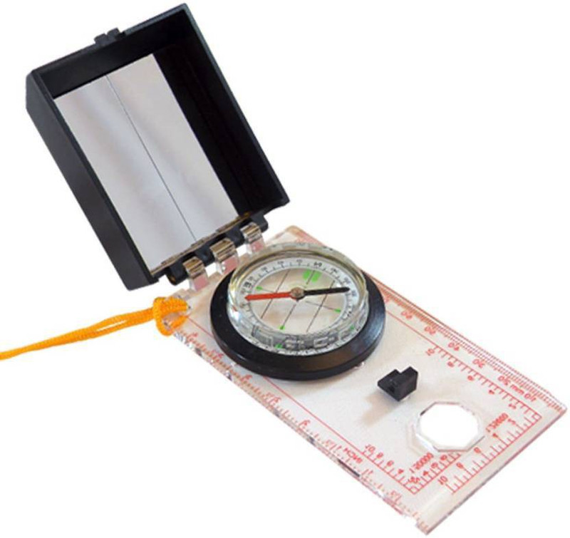 Pia International Mirror with Scale Compass(Multicolor) Pia International Mirror with Scale Compass(Multicolor)