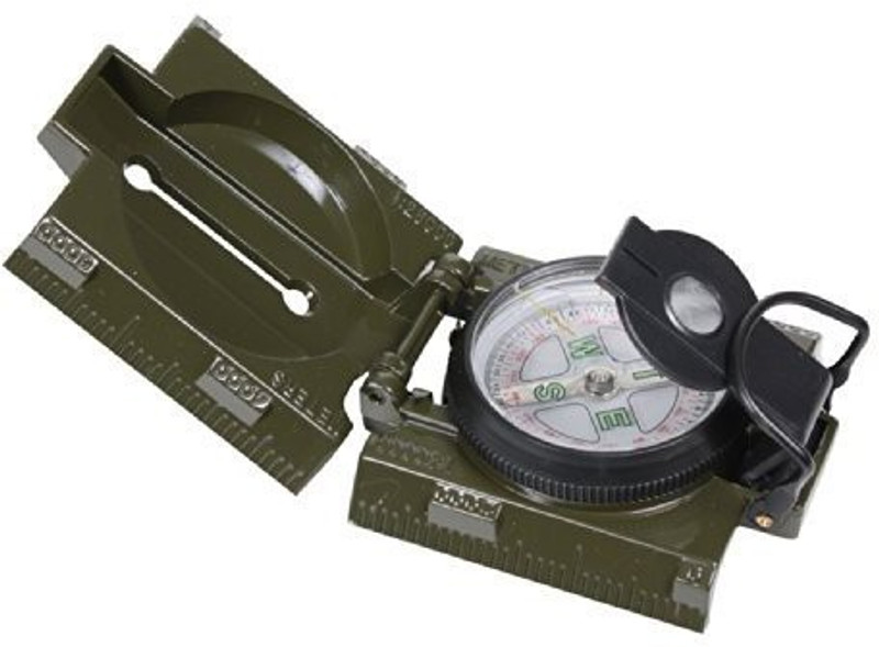Rothco Military Marching Compass & LED Light Compass(Green, Black)
