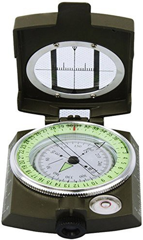 Neon Military Army Geology Compass Navigator Compass(White, Black) Neon Military Army Geology Compass Navigator Compass(White, Black)