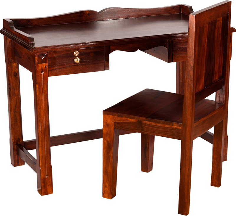 Induscraft Solid Wood Computer Desk(Straight, Finish Color - Brown) RS.19999 (33.00% Off) - Flipkart