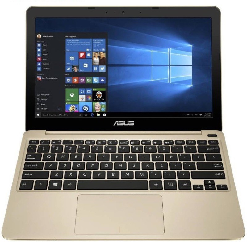 Asus EeeBook Atom - (2 GB/32 GB EMMC Storage/Windows 10 Home) E200HA-FD0006TS Laptop(11.6 inch, Gold, 0.98 kg)
