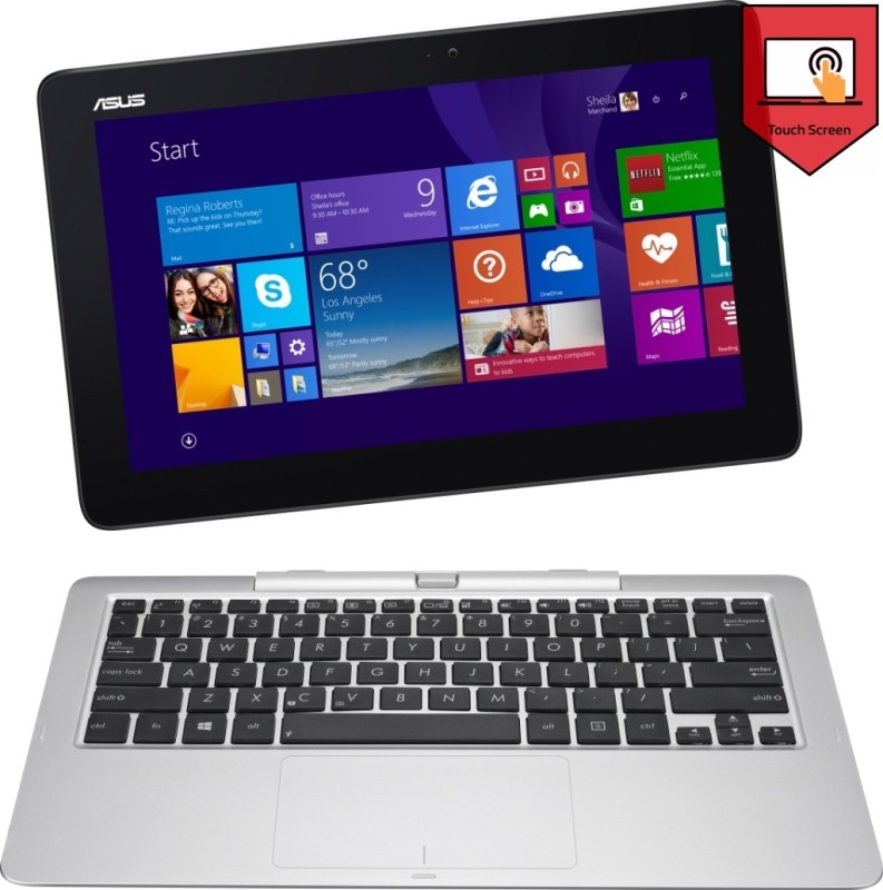 Asus Atom 2nd Gen - (2 GB/500 GB HDD/32 GB SSD/Windows 8.1) T200TA 2 in 1 Laptop(11.49 inch, Dark Blue, 1.65 kg)