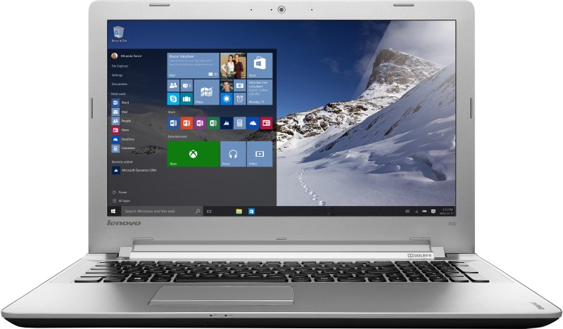 Lenovo Core i5 6th Gen - (8 GB/1 TB HDD/Windows 10 Home/4 GB Graphics) IP 500 Laptop(15.6 inch, Black, 2.3 kg)