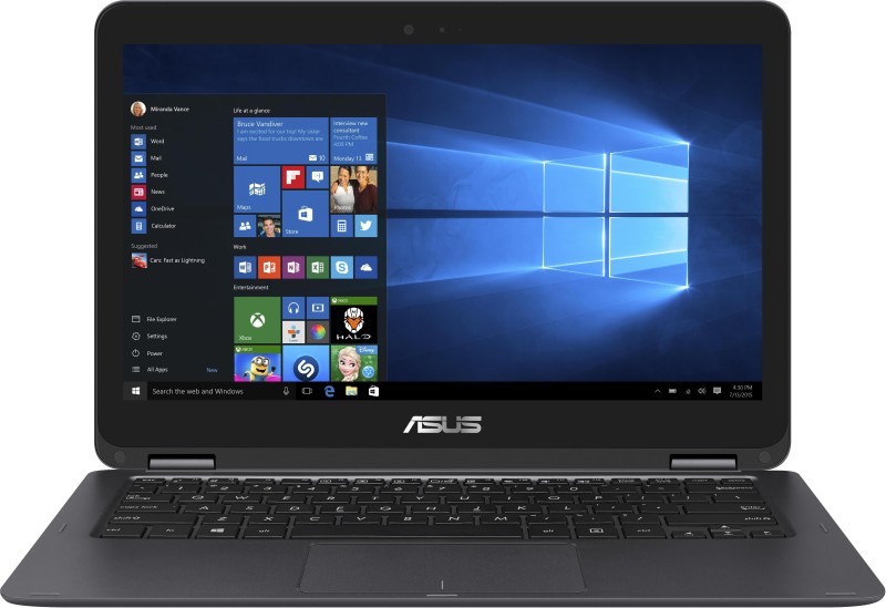 Asus ZenBook Core m3 6th Gen - (4 GB/512 GB SSD/Windows 10 Home) UX360CA-C4080T Thin and Light Laptop(13.3 inch, Grey, 1.30 kg)