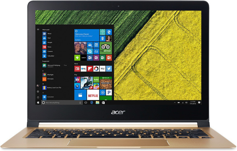 Acer Swift 7 Core i5 7th Gen - (8 GB/256 GB SSD/Windows 10 Home) SF713-51 Thin and Light Laptop(13.3 inch, Black, 1.125 kg)