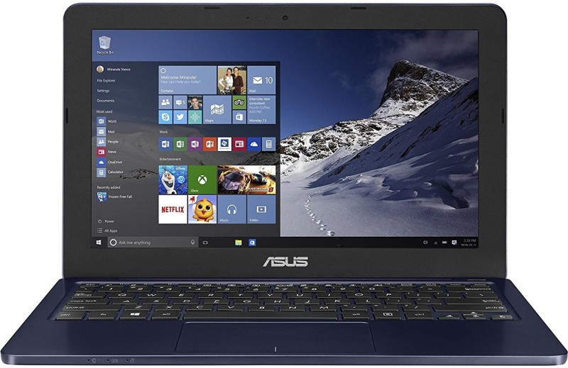 Asus L Series Celeron Dual Core 4th Gen - (2 GB/500 GB HDD/Windows 10 Home) L202SA-FD0041T Laptop(11.6 inch, Dark Blue, 1.25 kg)
