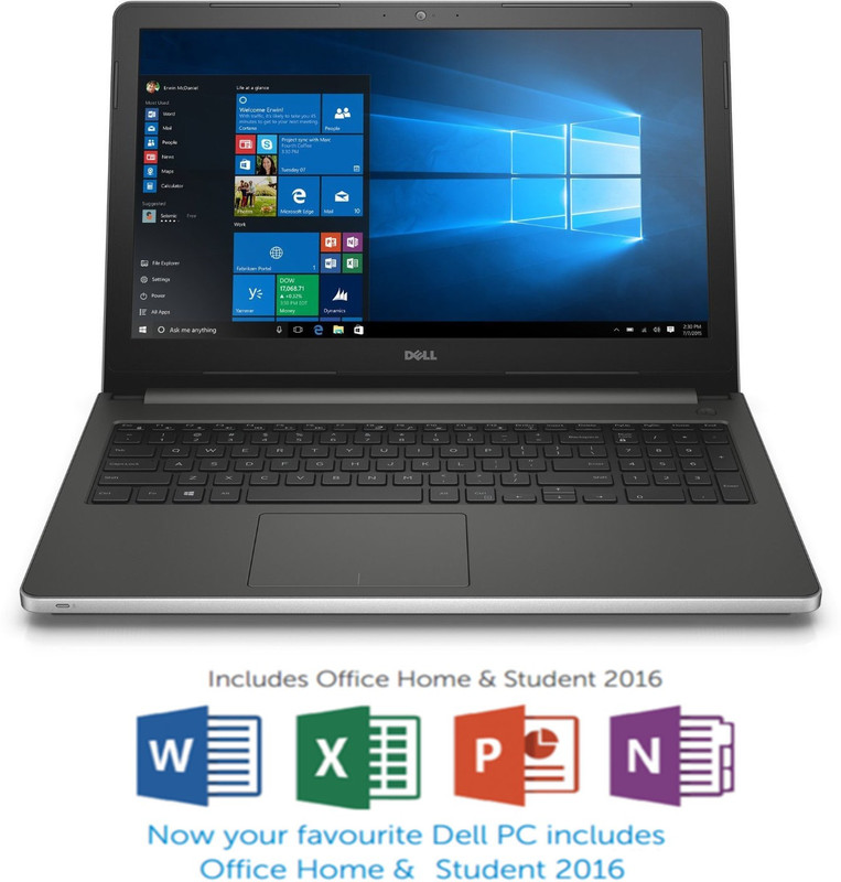Dell Inspiron 5000 Core i7 6th Gen - (8 GB/1 TB HDD/Windows 10 Home/2 GB Graphics) 5559 Laptop(15.6 inch, Silver, 2.4 kg, With MS Office) Dell Inspiron 5000 Core i7 6th Gen - (8 GB/1 TB HDD/Windows 10 Home/2 GB Graphics) 5559 Laptop(15.6 inch, Silver, 2.4 kg, With MS Office)