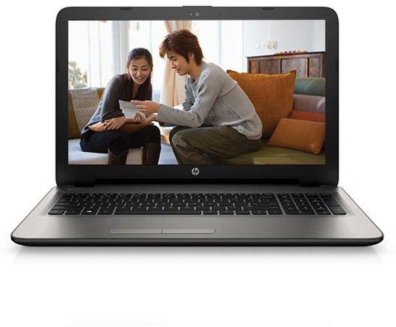 HP AC Core i5 5th Gen - (4 GB/1 TB HDD/DOS) 124TU Laptop(15.6 inch, Turbo SIlver Color With Diamond & Cross Brush Pattern, 2.19 kg)