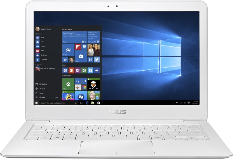 Asus Zenbook Core m5 5th Gen - (4 GB/256 GB SSD/Windows 10 Home) UX305FA-FC123T Thin and Light Laptop(13.3 inch, Ceramic White, 1.2 kg)