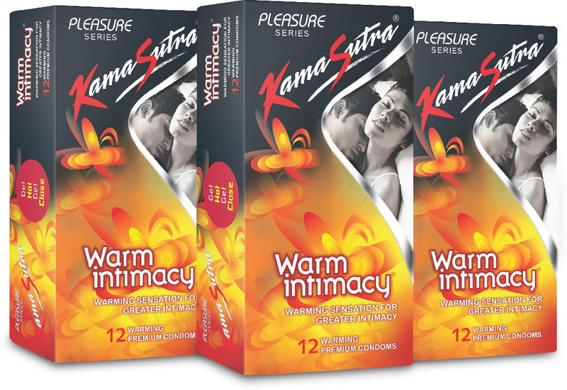 KamaSutra Warm Intimacy Monthly Combo Condom(Set of 3, 12S) RS.264 (28.00% Off) - Flipkart