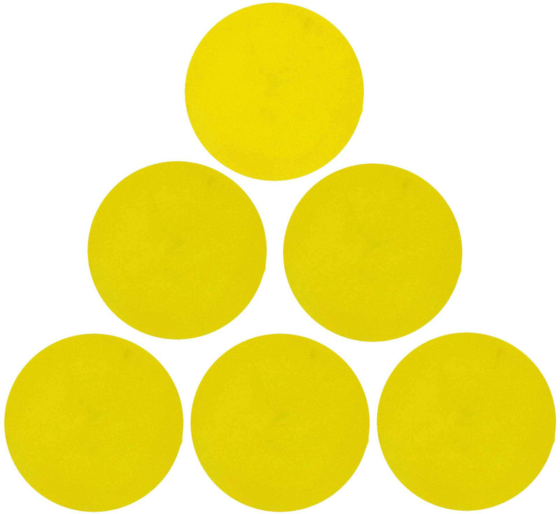 GSI Flat Marker Pack of 6(Yellow)