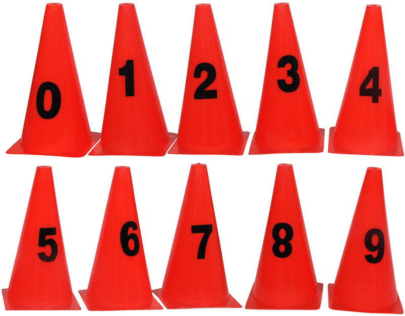 GSI Cone Marker Pack of 10(Red)