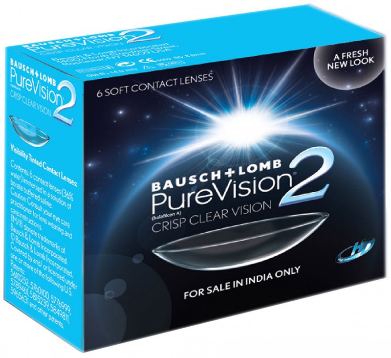Bausch & Lomb PureVision2 - HD Monthly(-5.25, Contact Lenses, Pack of 6) Bausch & Lomb PureVision2 - HD Monthly(-5.25, Contact Lenses, Pack of 6)