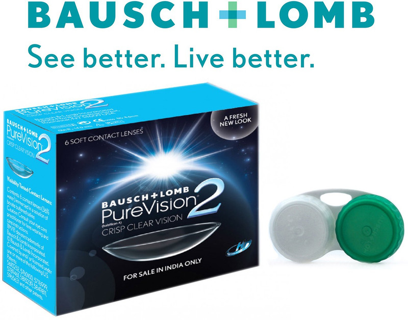 Bausch & Lomb Purevision 2 with Lens Case Monthly(-3.50, Contact Lenses, Pack of 6) Bausch & Lomb Purevision 2 with Lens Case Monthly(-3.50, Contact Lenses, Pack of 6)