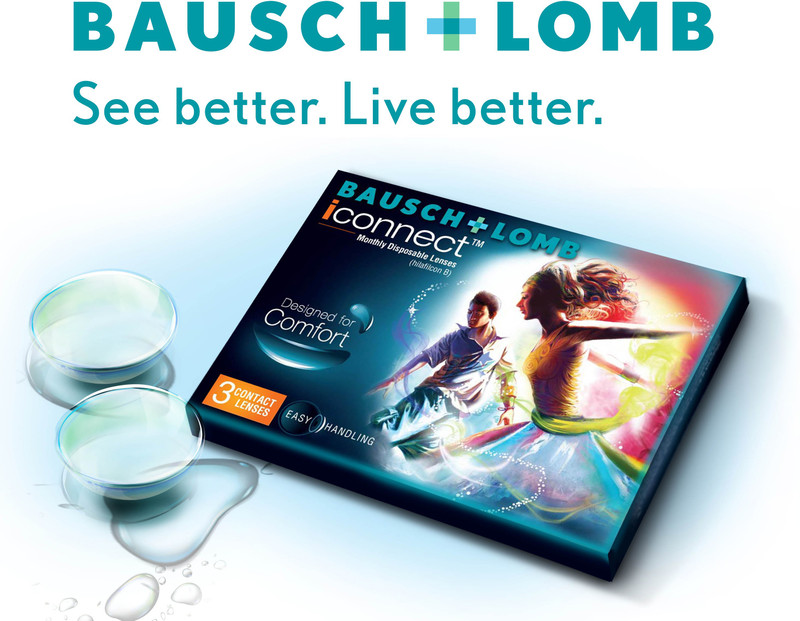 Bausch & Lomb Iconnect By Visions India Monthly(-6.50, Contact Lenses, Pack of 3)