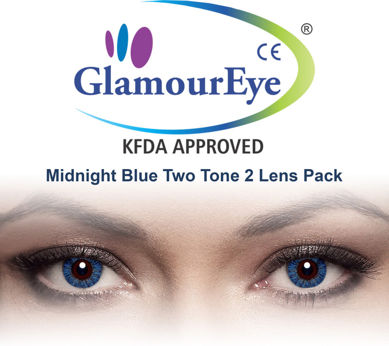 Glamour Eye Midnight Blue By Visions India Monthly(-2.75, Colored Contact Lenses, Pack of 2) Glamour Eye Midnight Blue By Visions India Monthly(-2.75, Colored Contact Lenses, Pack of 2)