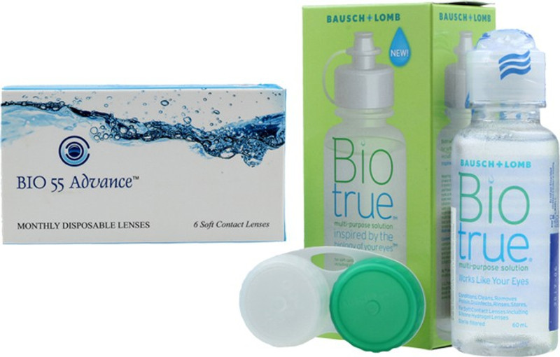 Bio 55 Advance with Kit By Visionsindia Monthly(-4.00, Contact Lenses, Pack of 6) Bio 55 Advance with Kit By Visionsindia Monthly(-4.00, Contact Lenses, Pack of 6)