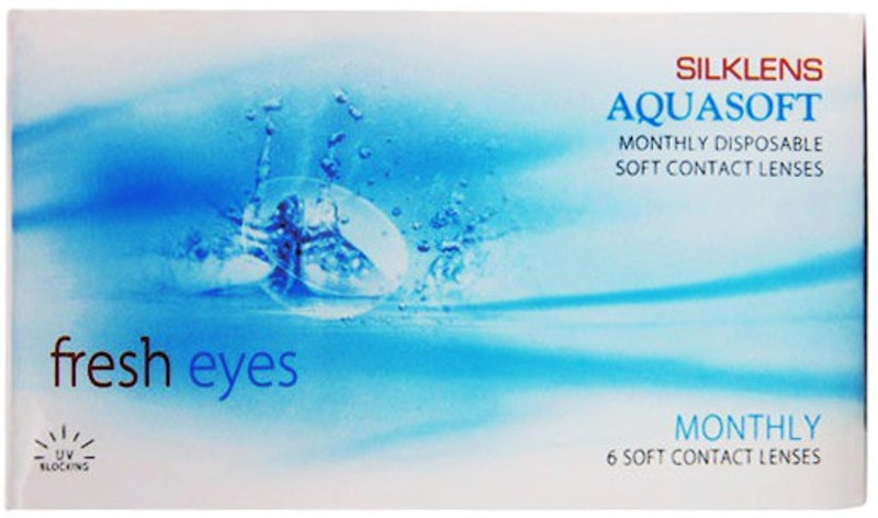 Aquasoft Silklens Monthly(-4.25, Contact Lenses, Pack of 6) Aquasoft Silklens Monthly(-4.25, Contact Lenses, Pack of 6)