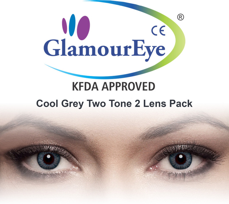 Glamour Eye Cool Grey By Visions India Monthly(-7.00, Colored Contact Lenses, Pack of 2) Glamour Eye Cool Grey By Visions India Monthly(-7.00, Colored Contact Lenses, Pack of 2)