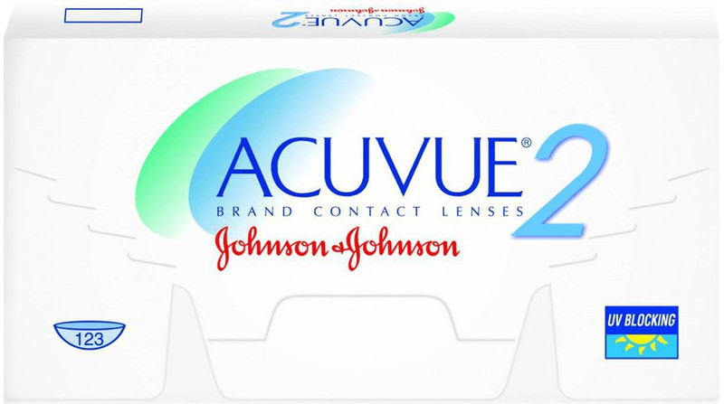 Johnson & Johnson J&J_Acuvue2(BC-8.7)6lens-0.50 Bi-weekly Contact Lens(-0.5, Transparent, Pack of 6)
