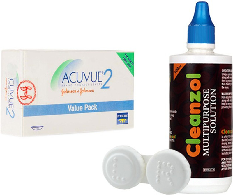 Johnson & Johnson Acuvue 2 Value Pack with LensCareKit By Visionsindia Monthly(-6.00, Contact Lenses, Pack of 12) Johnson & Johnson Acuvue 2 Value Pack with LensCareKit By Visionsindia Monthly(-6.00, Contact Lenses, Pack of 12)