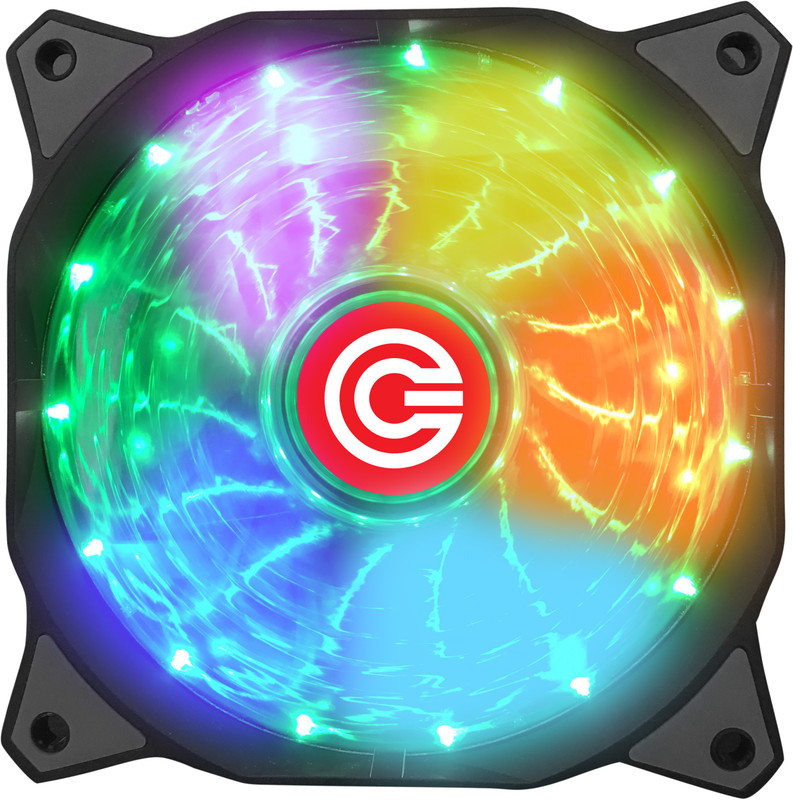 Circle CG 16X7C Multi Colour Gaming Fan Cooler(Multicolor)