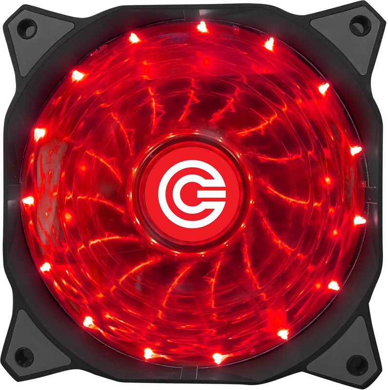 Circle CG 16XR Red LED FAN Cooler(Red)